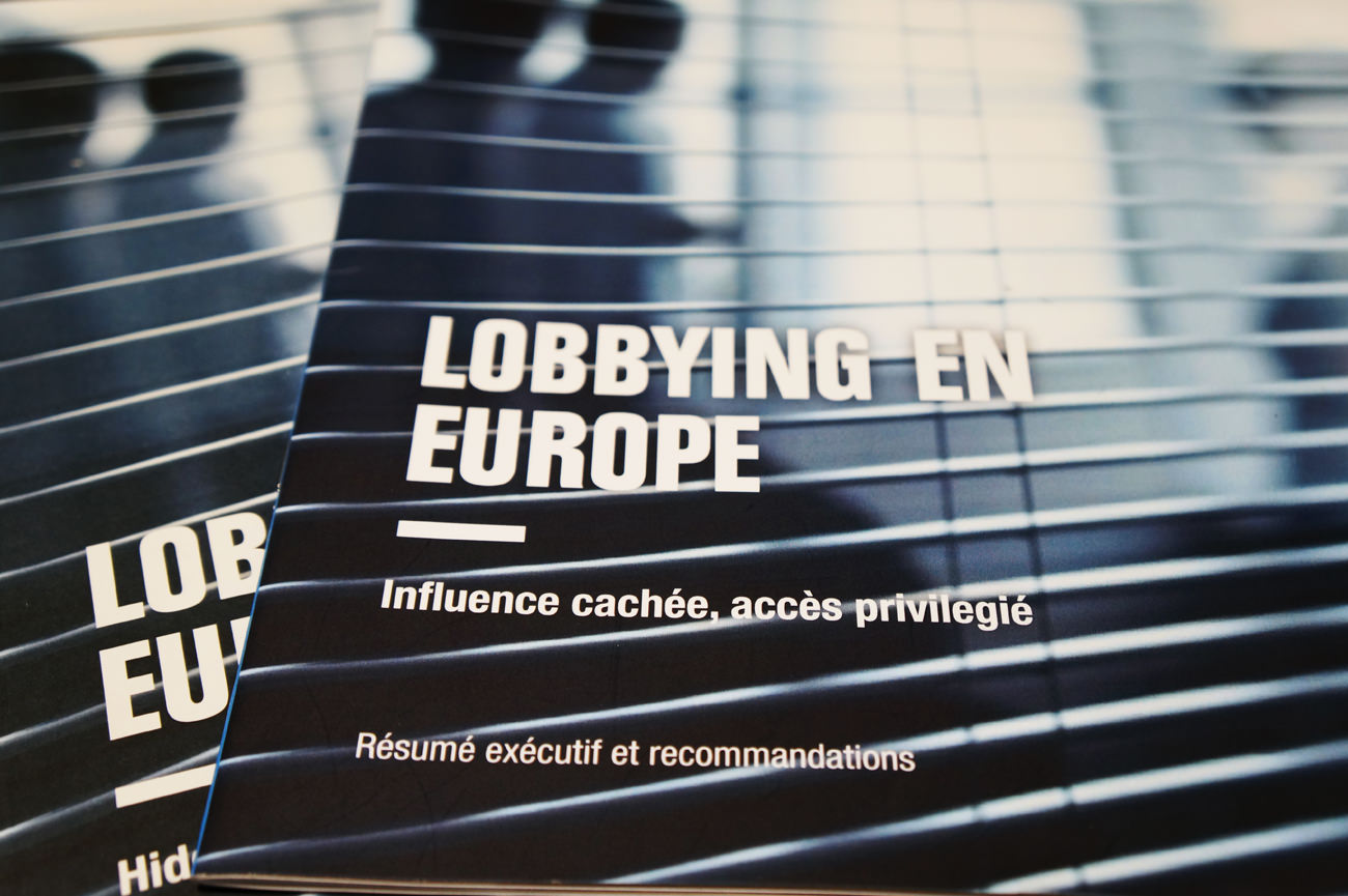 Rapport de Transparency International sur l’encadrement des pratiques de lobbying en Europe