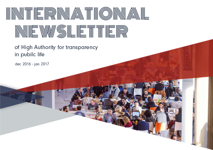 International Newsletter of the HATVP – December 2016 & January 2017