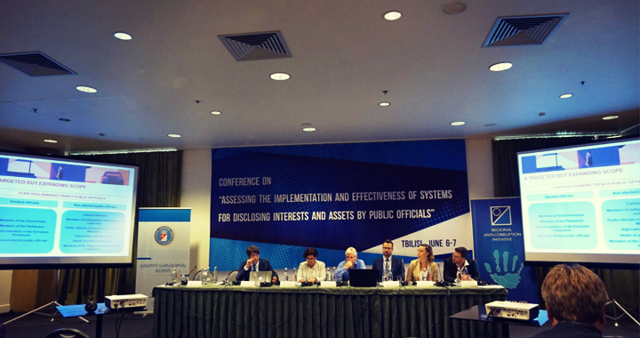 Conférence à Tbilissi sur l’impact des systèmes de déclarations de patrimoine et d’intérêts