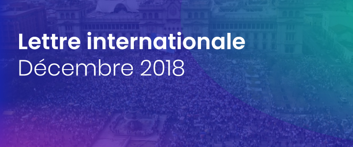 La lettre internationale de la Haute Autorité – Décembre 2018