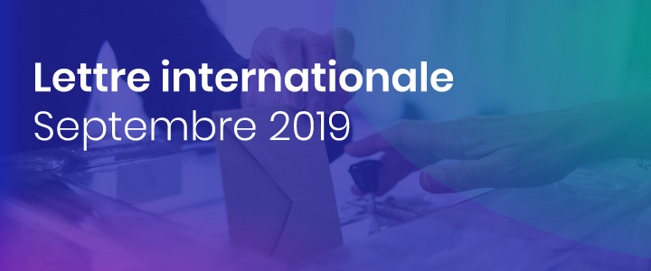 La lettre internationale de la Haute Autorité – Septembre 2019