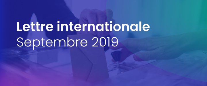 La lettre internationale de la Haute Autorité – Septembre 2019