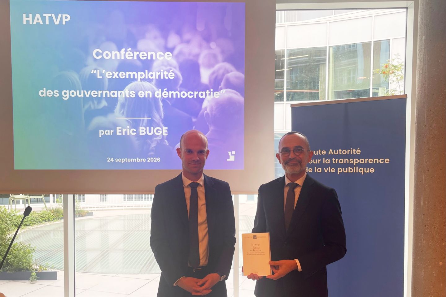 Conférence d’Éric Buge à l’attention des agents de la Haute Autorité : une histoire de l’exemplarité des gouvernants en démocratie